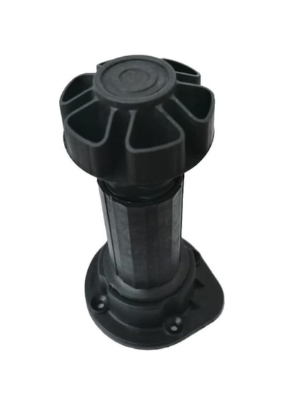 Nymconcept Mutfak Baza Ayağı Plastik 10-15 Cm Ayarlı Siyah 4'Lü