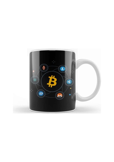 Crypto Love Support Bitcoin Crypto Kupa Bardak Porselen Karışık
