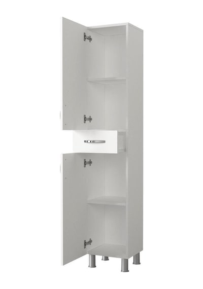 Dekorister Selin 2 Kapak 1 Çekmeceli Banyo Boy Dolabı Beyaz (267064377) Çok Renkli Dekorister Selin 2 Kapak 1 Çekmeceli Banyo Boy Dolabı Beyaz (267064377) Çok Renkli