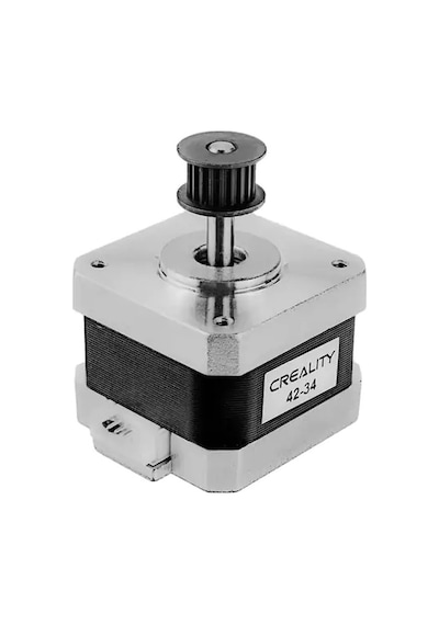 Creality Uzun Şaft Ve Kasnaklı 42-34 Step Motor