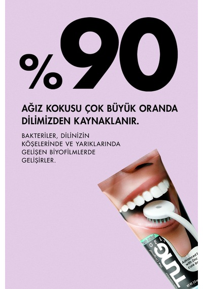 Tung Doğal Içerikli Dil Temizleme Macunu Sls, Florür, Paraben Ve Gluten Içermeyen Dil Temizleyici Jel