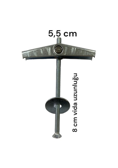 Alçıpan Askı Dübel Yaylı 12x80 5 Adet