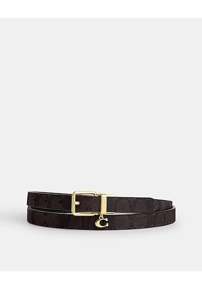 Coach Roller Kemer C Charmlı Monogram Acı Kahverengi