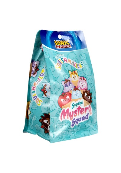 Squishmallows Mystery Squad Sonic Sürpriz Figür 13cm Sg00228 Renkli