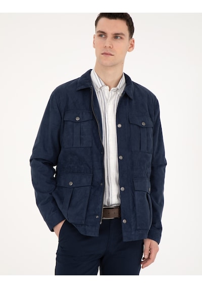 Pierre Cardin Erkek Lacivert Deri Mont 50291006-200 Lacivert