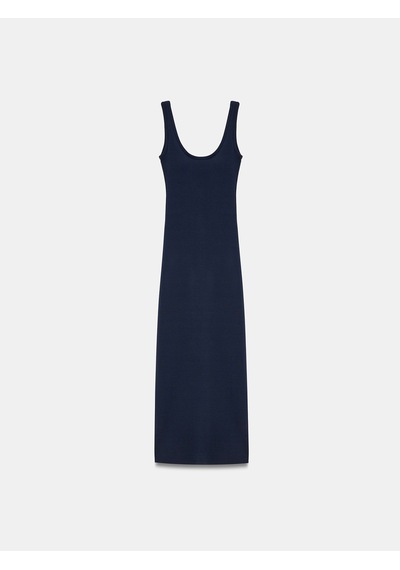 Dilvin 91733 Bra-free Midi Elbise-k.lacivert