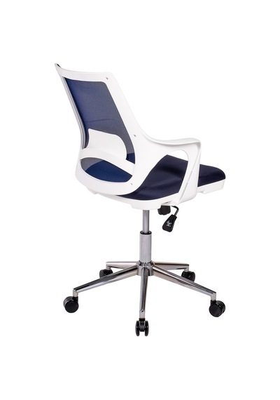Ofisbazaar Buya Beyaz Fileli Çalışma Koltuğu Ergonomik Şef Ve Toplantı Koltuğu Lacivert Lacivert