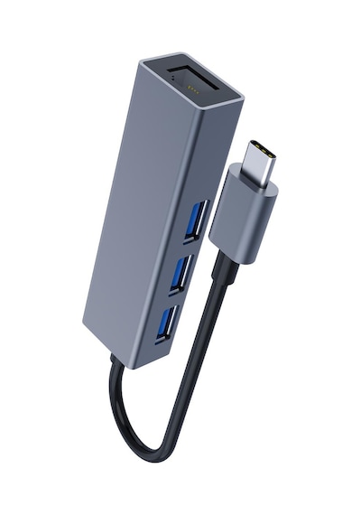 Dm Chb013 Type C To Rj45 Gigabit Ethernet Ve Usb 3 0 Çoklayıcı Dönüştürücü