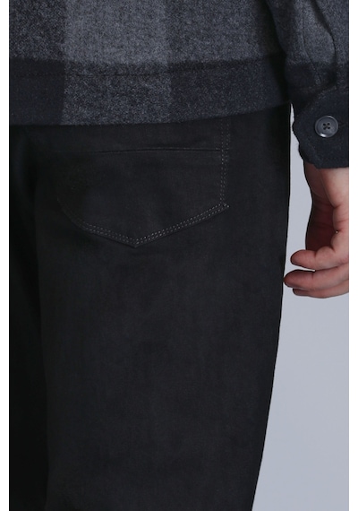 Lufian Anton Smart Jean Erkek Pantolon Slim Fit Siyah Siyah 112200224100100 Siyah