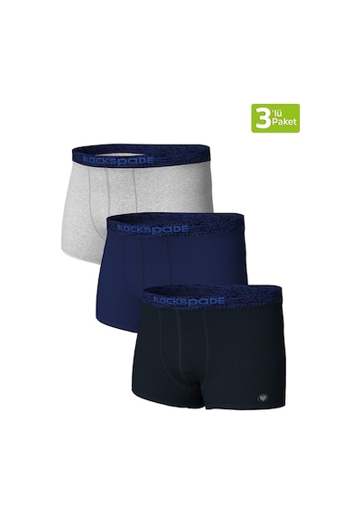 Blackspade Erkek Boxer 3lü Paket Modern Basics 9473 - Gri Lacivert Siyah Lacivert Bel Lastiği Blackspade Erkek Boxer 3lü Paket Modern Basics 9473 - Gri Lacivert Siyah Lacivert Bel Lastiği