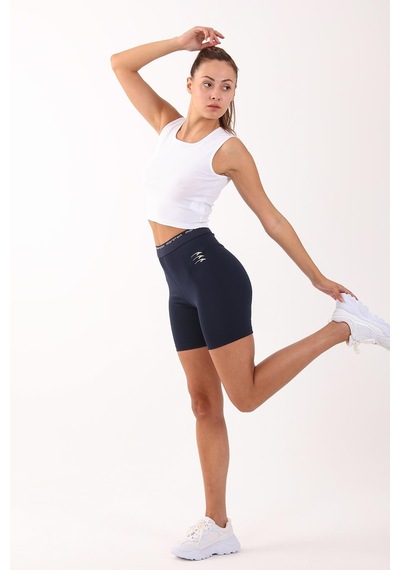 Maraton Active Slimfit Kadın Koşu Açık Lacivert Şort 21198-açık Lacivert