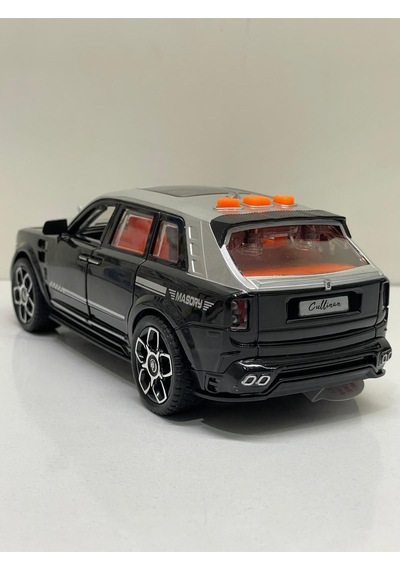 Scowetto Sürtmeli Sesli Işıklı Müzikli Lüks Makam Arabası 18 Cm Açılabilir Kapılar. Rolls Royce - Siyah