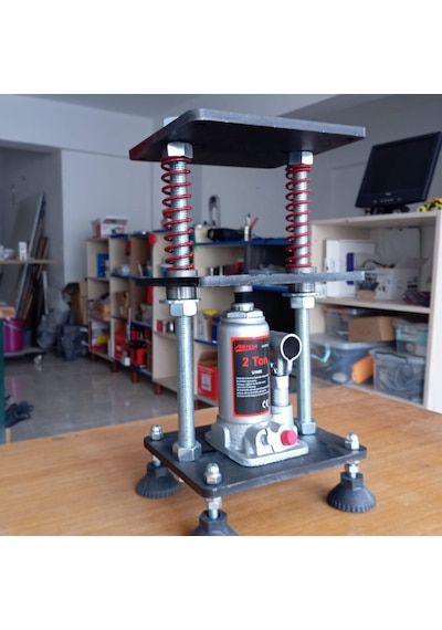Masa Üstü 2 Tonluk Mini Hidrolik Pres