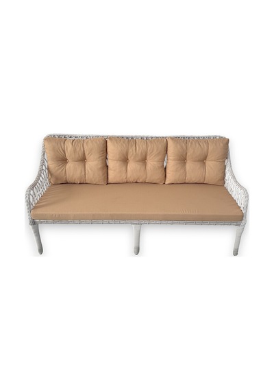 Kaş Alüminyum 3+1+1+masa Rattan Bahçe Balkon Mobilyası,rattan Beyaz/kumaş Bej Kaş Alüminyum 3+1+1+masa Rattan Bahçe Balkon Mobilyası,rattan Beyaz/kumaş Bej