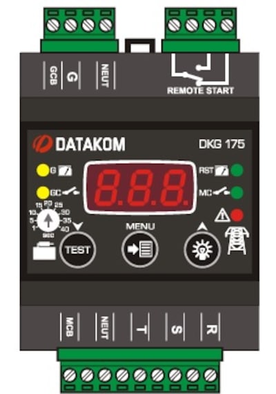 DKG-175 Datakom Jeneratör Transfer Kontrol Ünitesi