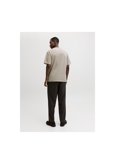 Jack & Jones Jprblaethan Ss Logo Tee Sn Bej