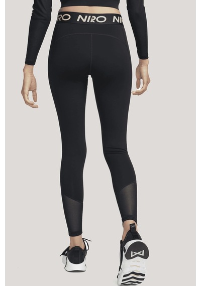Nike Pro Dri Fit Mid Rise Full Length Leggings Kadın Antrenman Taytı Siyah