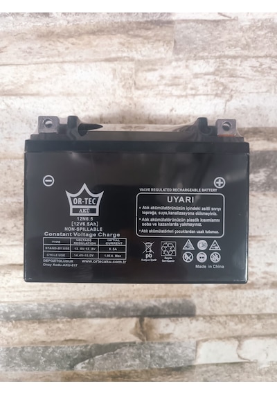 Ortec 12n6.5 12v 6.5ah Motosiklet Aküsü 2025