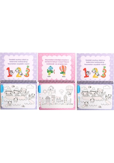 Fisher-Price Sihirli Boyama Kitabı Özel Kalemi Water Magic Boyama