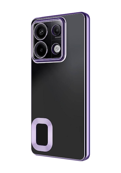 Zore Redmi Note 13 Pro 5g Kılıf Kamera Korumalı Logo Gösteren Msra Omega Kapak - Lacivert Lacivert
