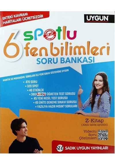 Sadık Uygun Yayınları 6. Sınıf Fen Bilimleri Spotlu Soru Bankası