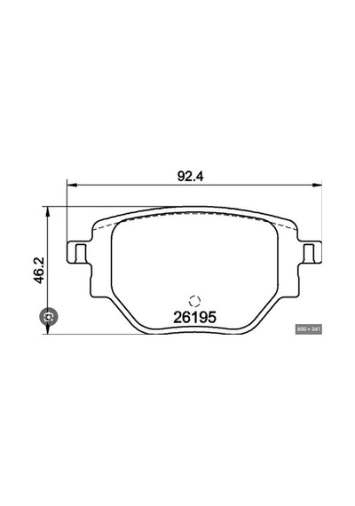 Fren Balatası Arka Peugeot 2008 1.2 Puretech 100 2008 1.2 Puretech 130 2008 1664737180 0986424988