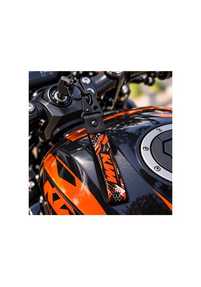 Ktm Yeni Model 19 Cm Bez Motor Anahtarlık Kaliteli Oto-moto Aksesuar Çift Taraflı Baskı