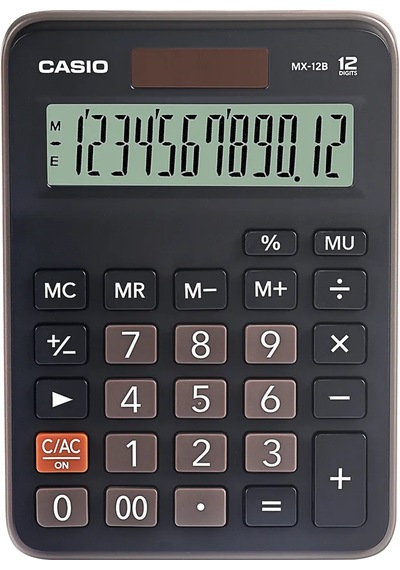 Casio Casıo Mx-12b-bk Cep Hesabı Makinesi 238863158 Siyah
