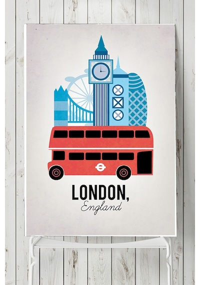 Londra Vintage Manzara Posteri 2