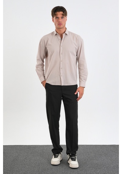 Redline Infinity Erkek Comfort Fit Gömlek Bej