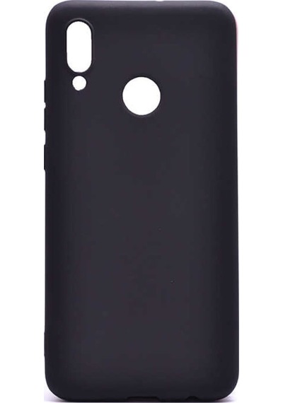 Huawei P Smart 2019 Kılıf Zore Premier Silikon Kapak-Siyah