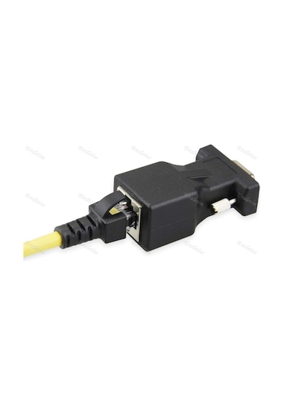 30 Metre Rj45 To Rs232 9Pin Cat5E 6 4349P Kablo Extender Konsol