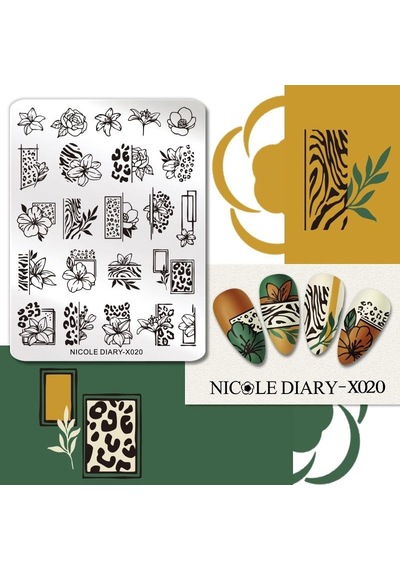 Nicole Diary Metal Stampa Tabakası X020 57429