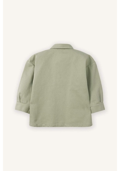 Defacto Erkek Bebek Gabardin Uzun Kollu Gömlek G6614a526spgn1216 Yeşil-gn1216