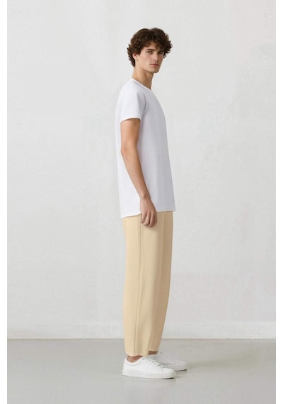 DeFacto Bol Rahat Kesim Wide Leg Yazlık Keten Pantolon C2727AX25SPBG760