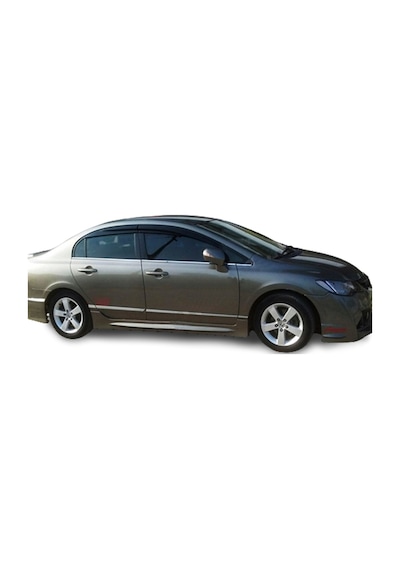 CTK Honda Civic Krom Paslanmaz Cam Çıtası 2006-2011 6 Parça