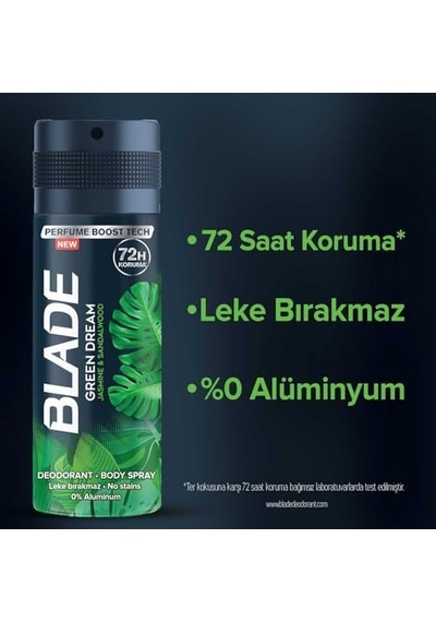 Deodorant Green, 150 Mililitre
