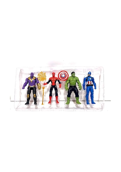 Avengers 4 Oyuncak 4'lü Süper Kahraman Oyuncak Figürleri 11 Cm Ak