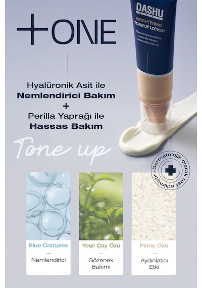 Dashu Mens Brightening Tone Up Aydınlatan Nemlendiren Ve Ton Eşitleyici Etki Sunan Losyon 50 ML