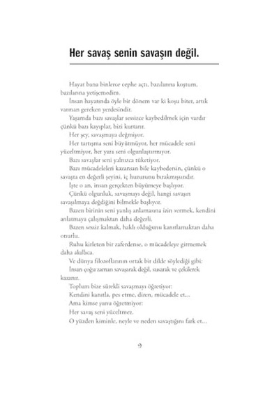 Her Şeyle Savaşamazsın