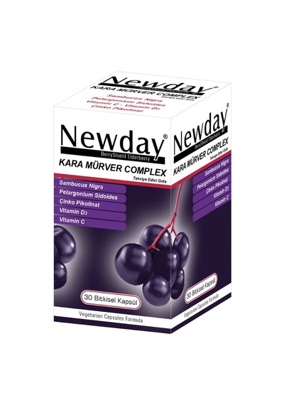 Newday Kara Mürver Complex 30 Kapsül