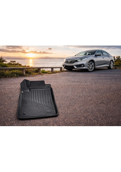 Honda Civic 2016-2020 3d Oto Paspas Ve Bagaj Havuzu İkili Set