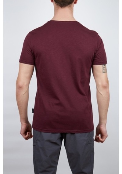 Alpinist Albino Basic T-Shirt Vişne