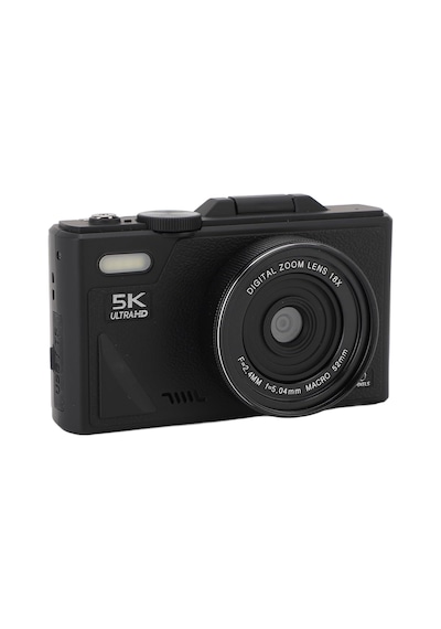 Çeşithane 75mp Hd Retro Dijital Kamera 18x Dijital Zoom, 3 Ekran, Autofocus, Gülümseme Algılama, Siyah