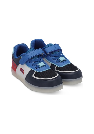 Slazenger  PERLE Çocuk Cırt Cırtlı Lacivert  -  Beyaz  Sneaker