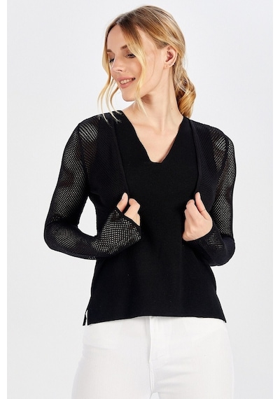 Peraluna Siyah File Bolero