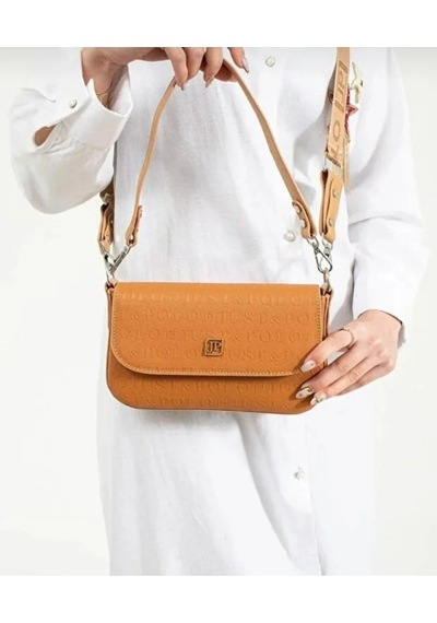Just Polo Kadın Günlük Su Geçirmez Şık El & Omuz Çantası Shoulder Bag Taba