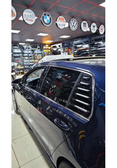 Vw Golf 7 / 7,5 2013-2020 Tamtur Cam Çerçeve Kromu Paslanmaz