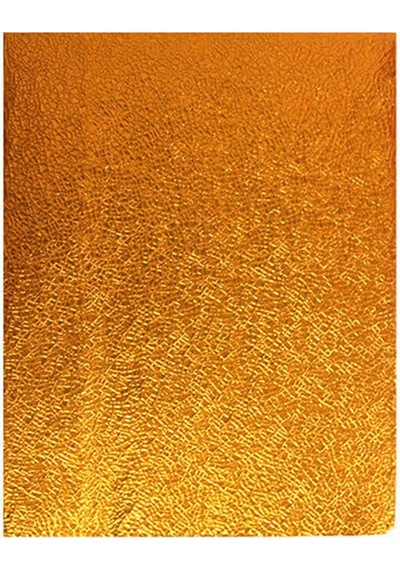 Gofrajlı Masa Örtüsü Metalik Turuncu120x180 CM
