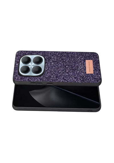 Note 15 4g Bright Simli Kapak - Derin Mor